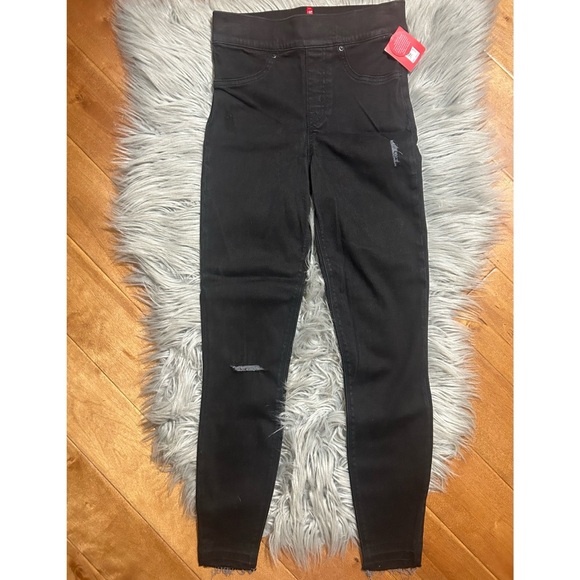 SPANX Vintage Distressed Ankle Skinny Jeans Size XSmall - Picture 4 of 6